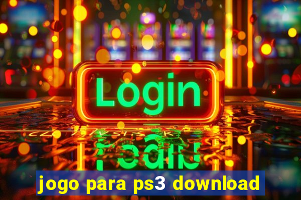 jogo para ps3 download